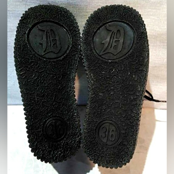 New Demonia Sparkling Leopard Print Platform Creepers - Picture 7 of 12